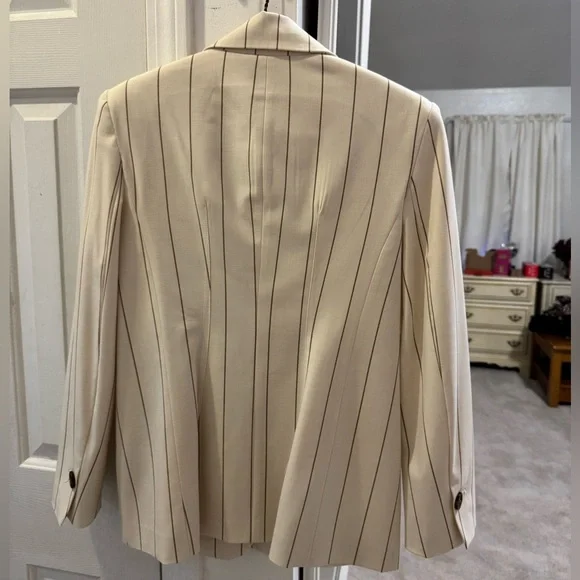 Worthington Cream Pinstripe Blazer - Picture 2 of 2